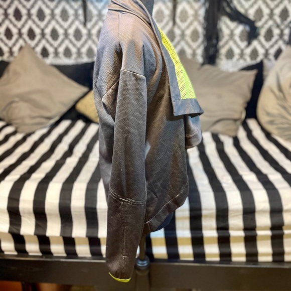 Fabletics Bra & Wrap Set Neon Green/Yellow Grey - Picture 4 of 10